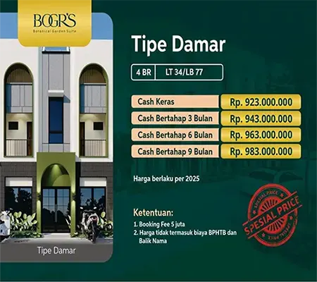 Kost Bogor Tipe Damar