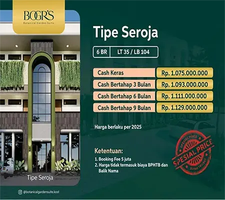 Kost Bogor Tipe Flamboyan