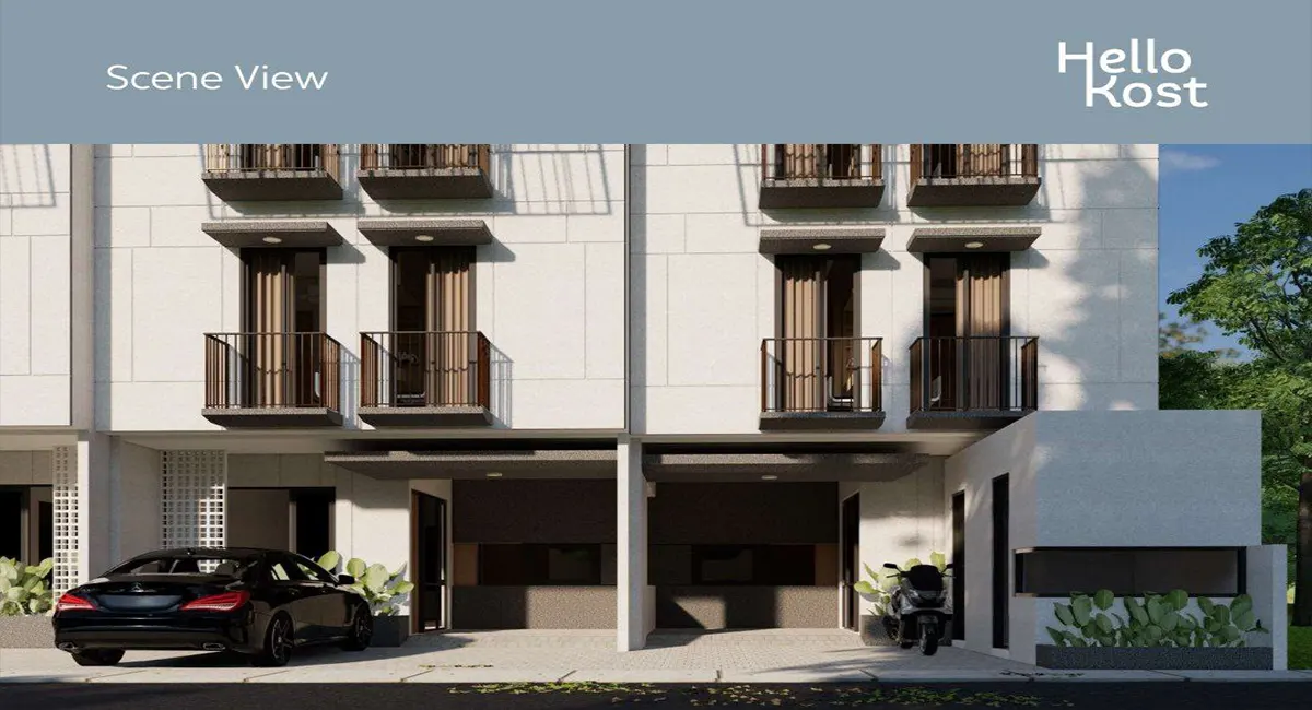 Jual Kost Investasi Properti Jakarta Barat Scene View Tampak Depan