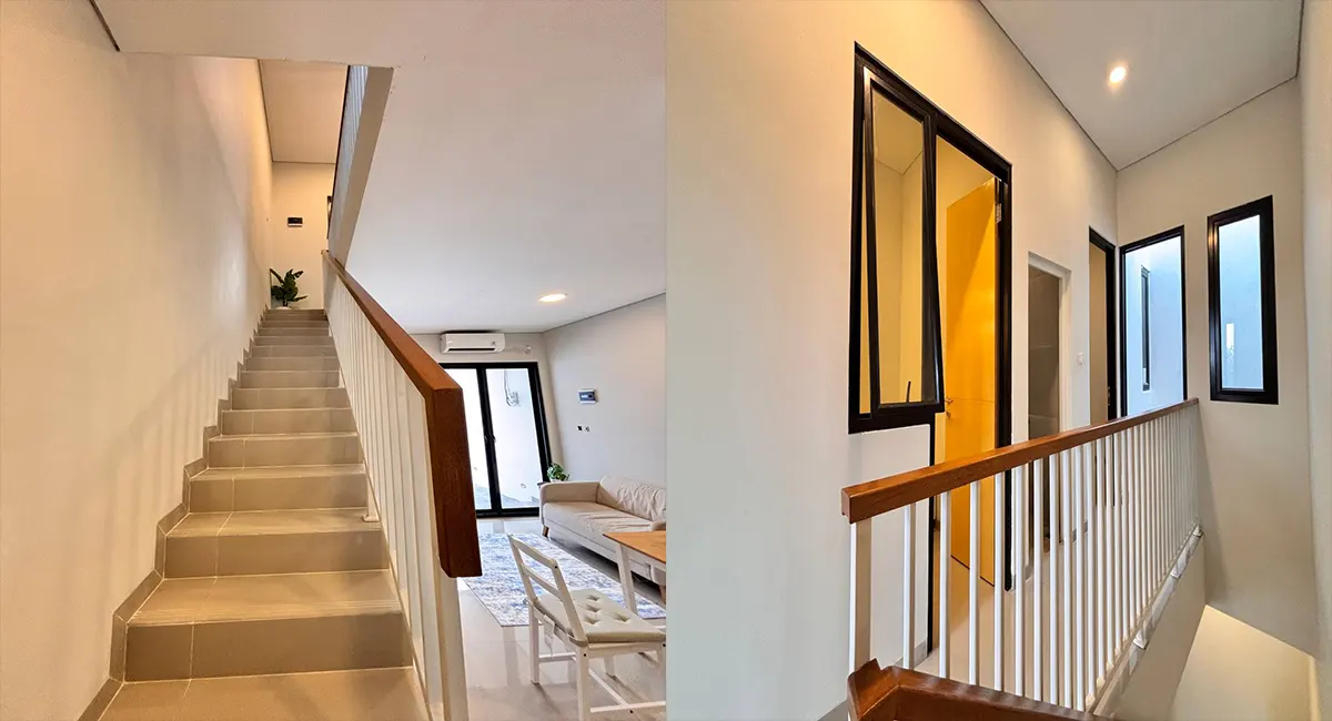 Jual Rumah Depok Kukusan Minimalis Modern Tangga