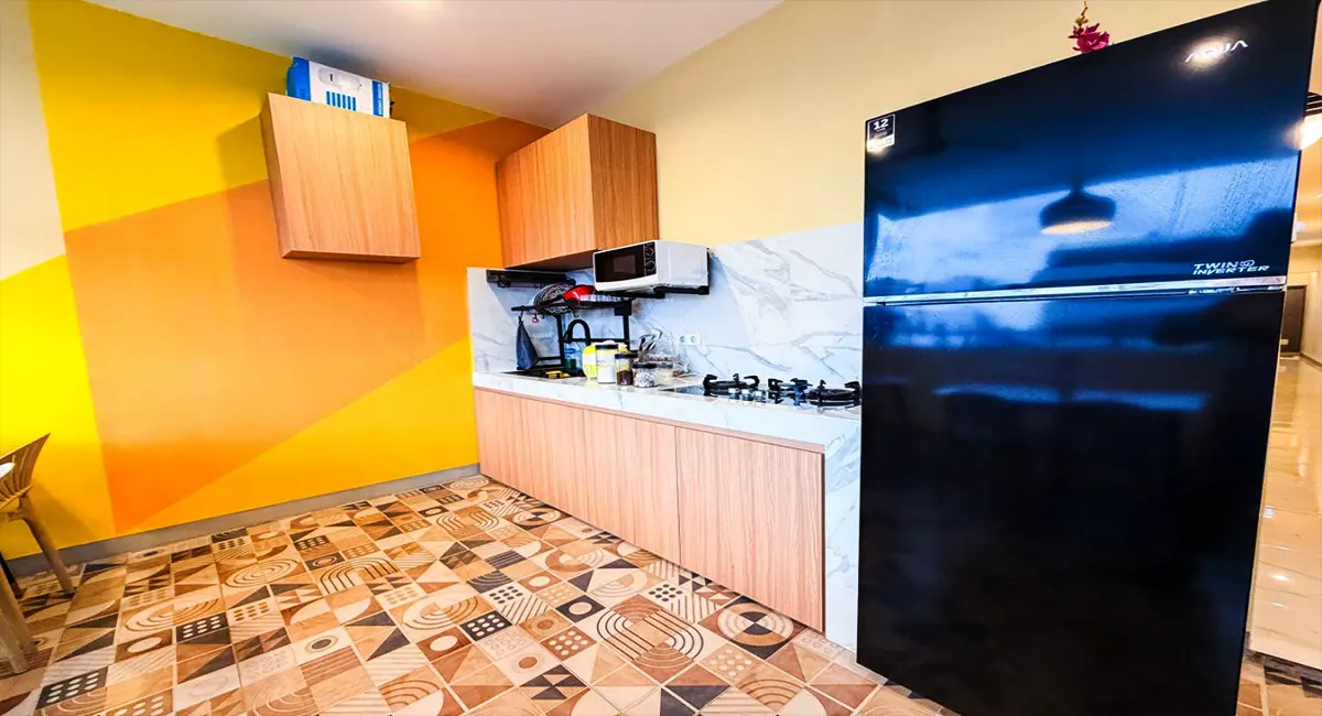 Kost Jakarta Barat Tanjung Duren Kamar Dapur Kulkas