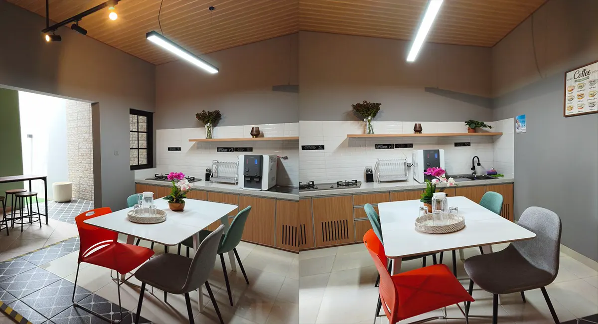 Kost UI Depok 65 Kamar Ruang Dapur Meja Makan