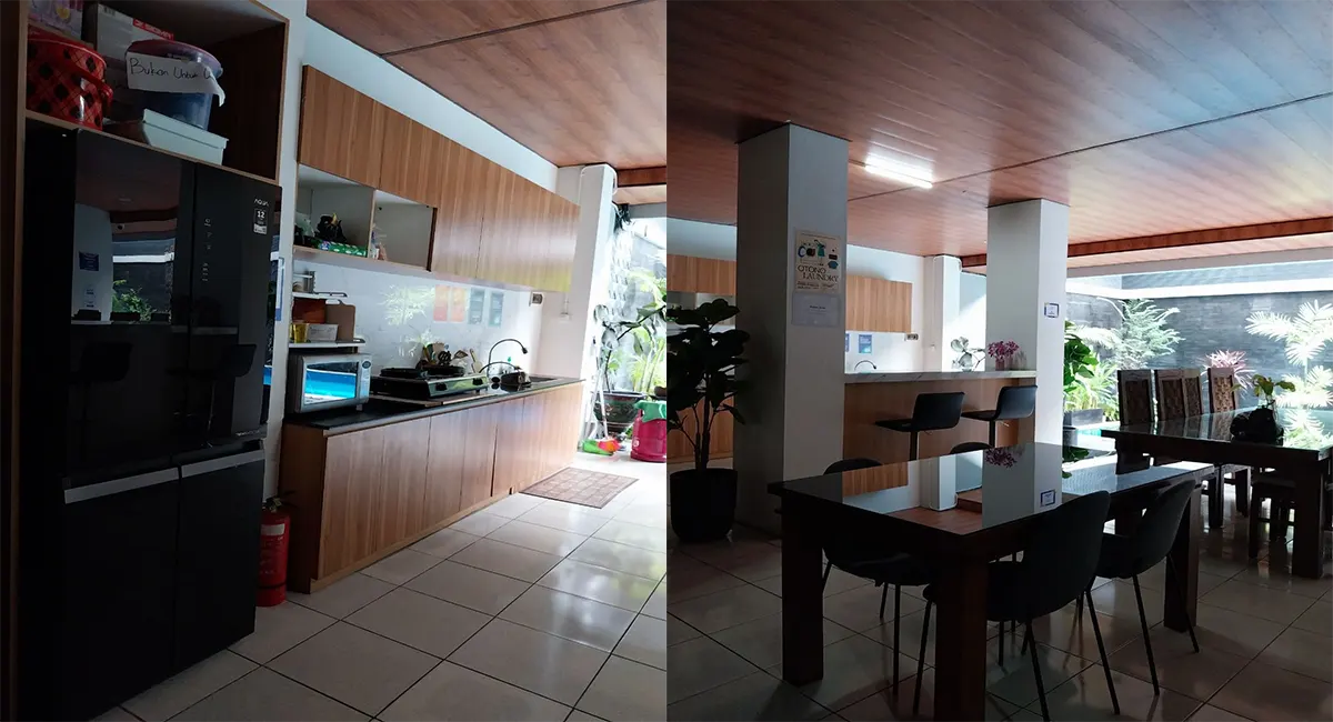 Kost Fatmawati Jakarta selatan Ruang Makan