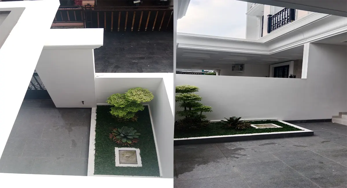 Jual Rumah Baru Siap Huni Ciracas, Cibubur, Jakarta TImur Taman View Dari Atas